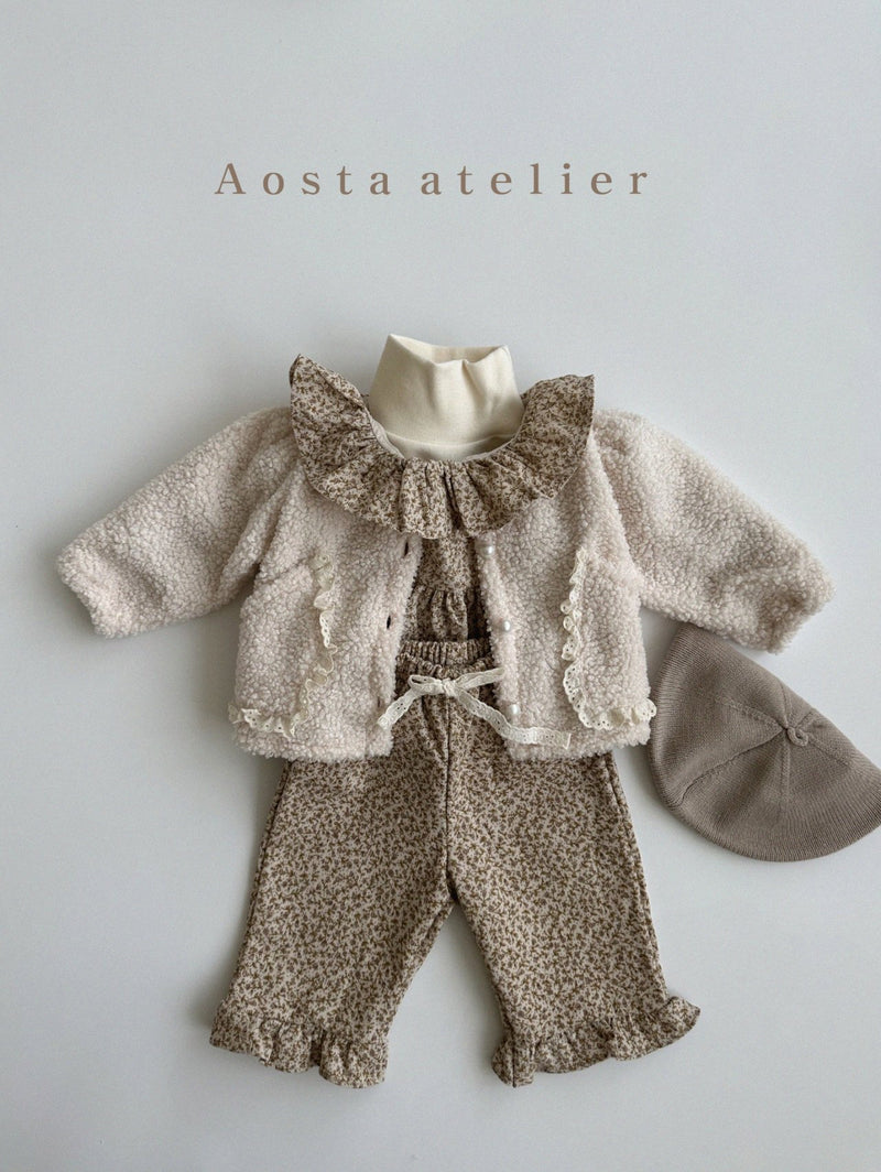 aosta / tete bear cardigan