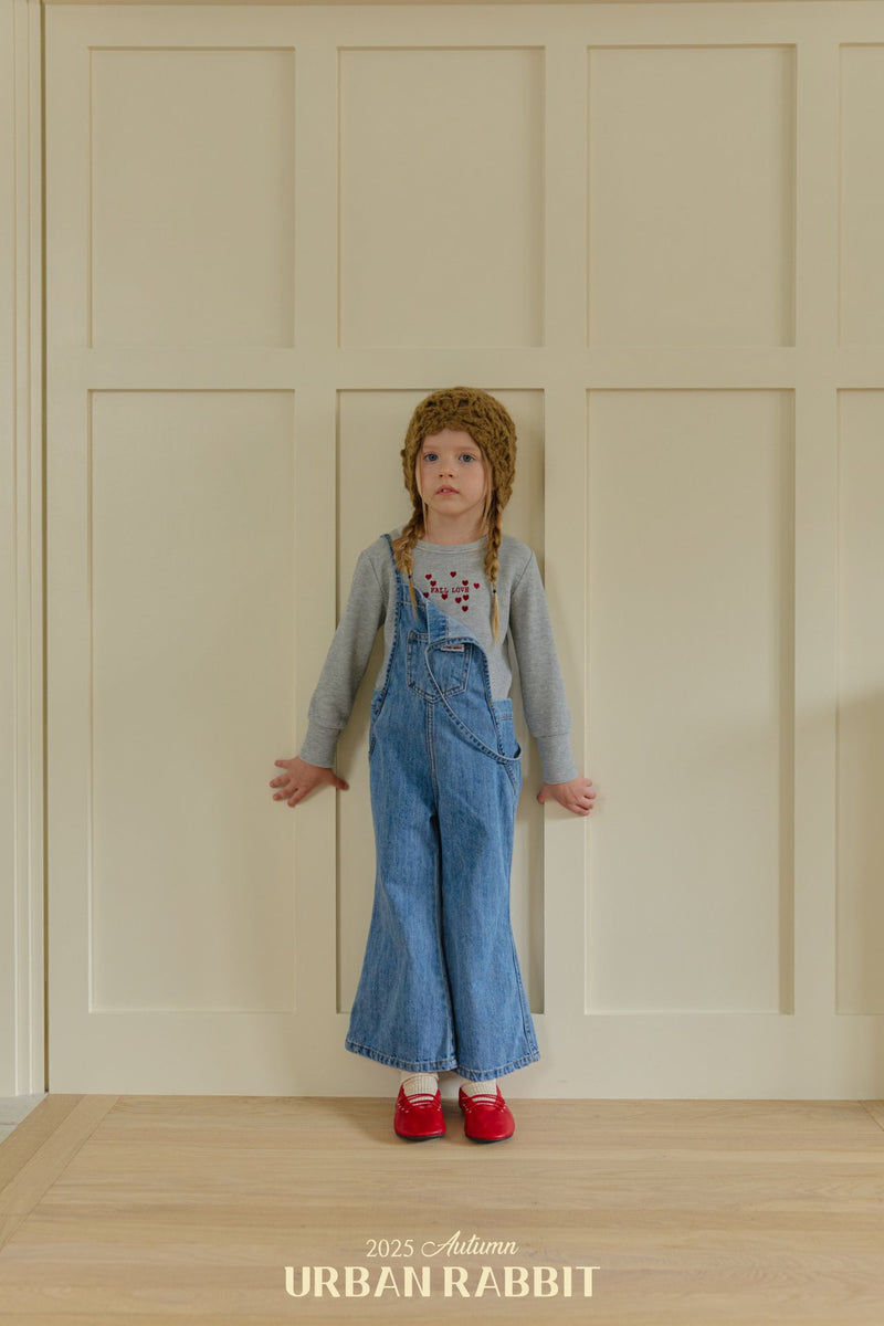 urban rabbit / denim boots cut overall【for kids & Jr.】