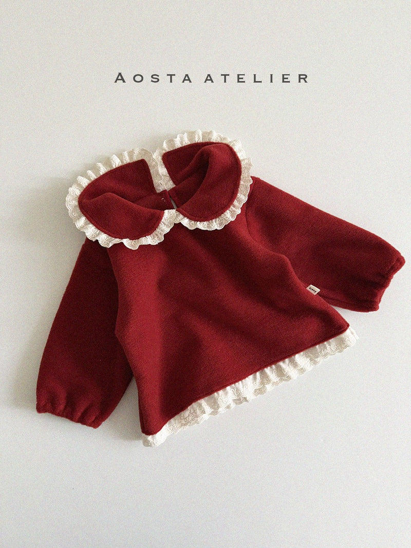 aosta / winter frills blouse