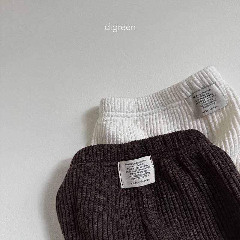 digreen / knit jogger pants
