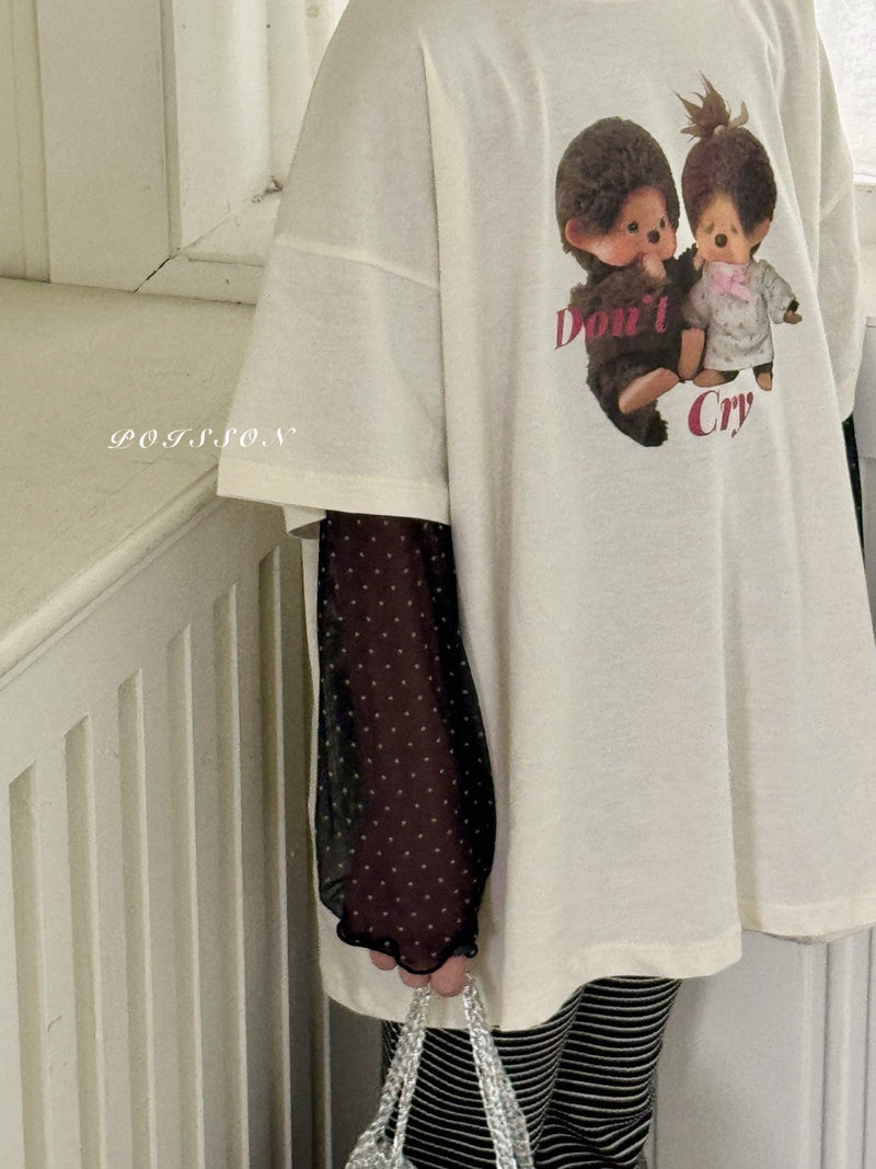 poisson / lace half tee【for kids &Jr.】