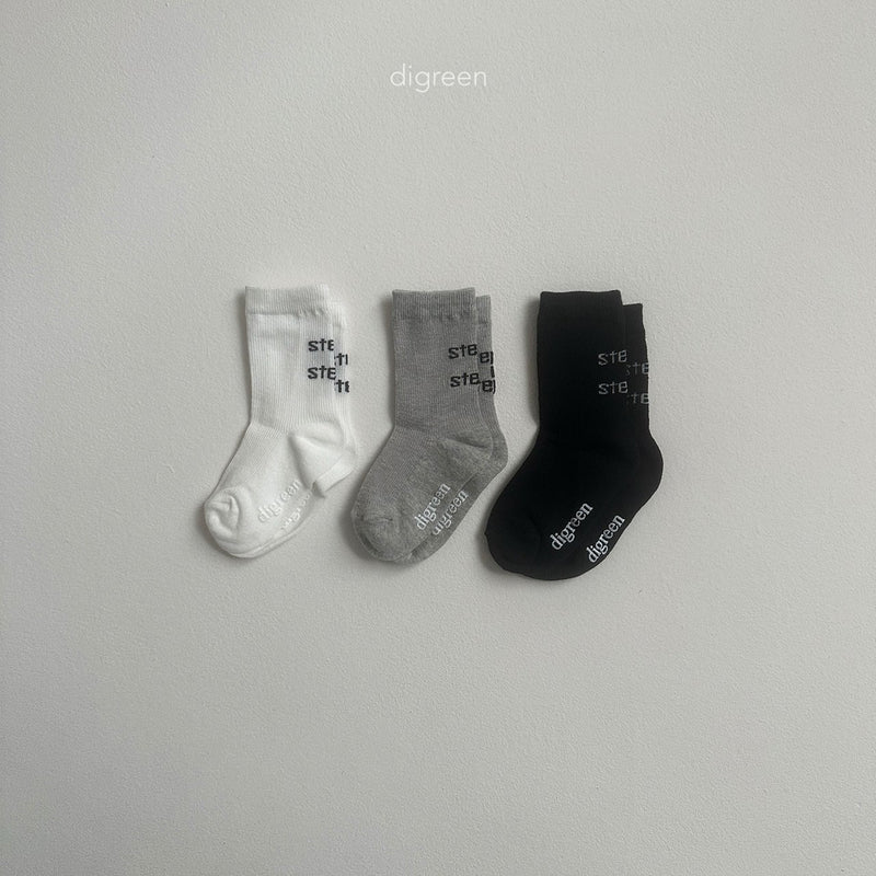 digreen / step socks【for kids】