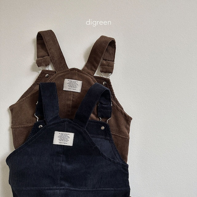 digreen / corduroy overall