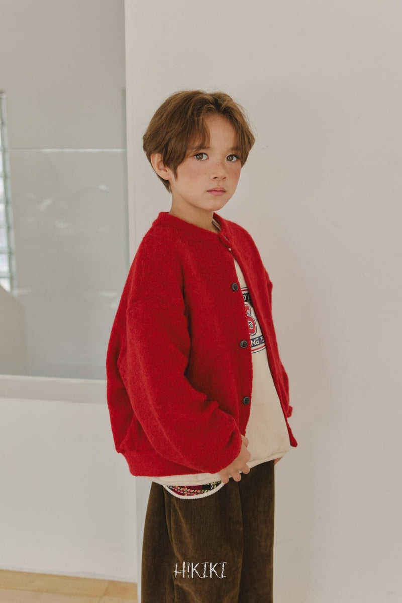 hikiki / boucle cardigan【for kids, jr.】