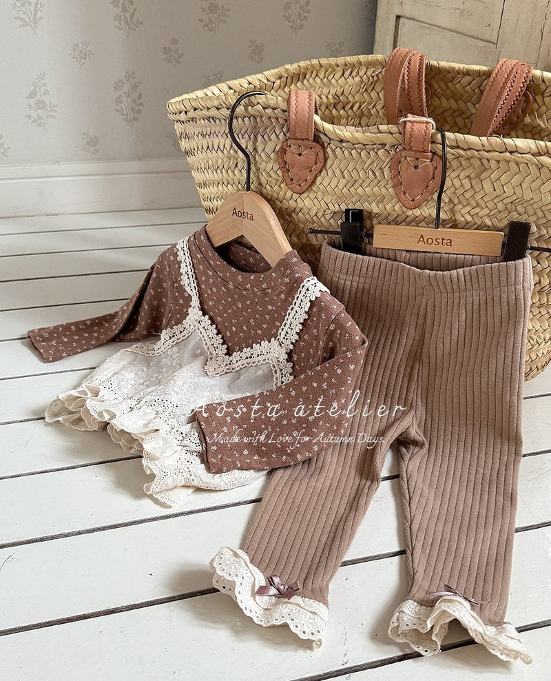 aosta / camellia leggings【for baby&kids】
