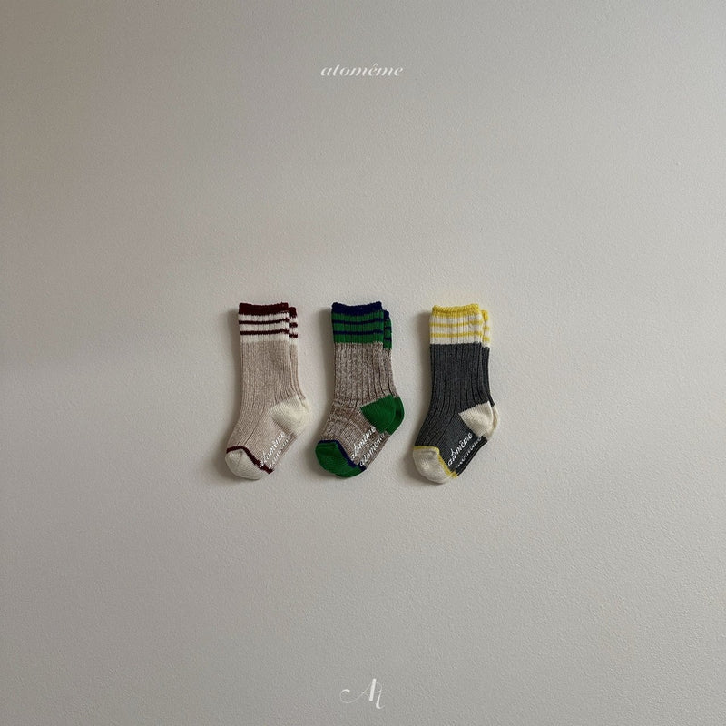 atomeme / french socks set (3set)【 for baby, kids 】