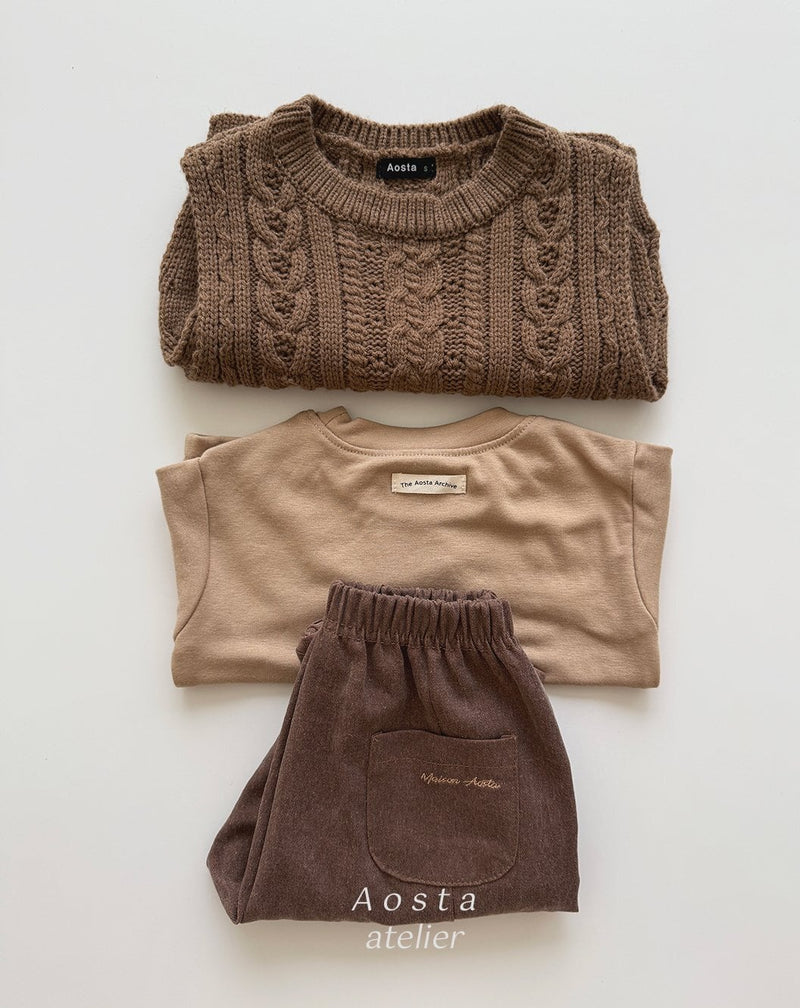 aosta /  essential tee【for baby&kids】