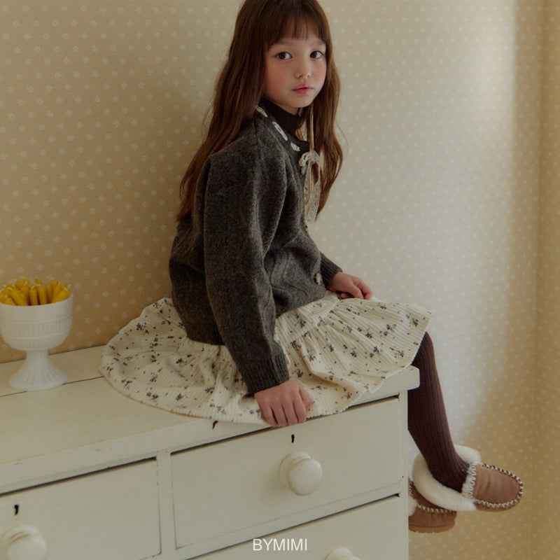 by mimi  / corduroy  skirt【for kids , jr】