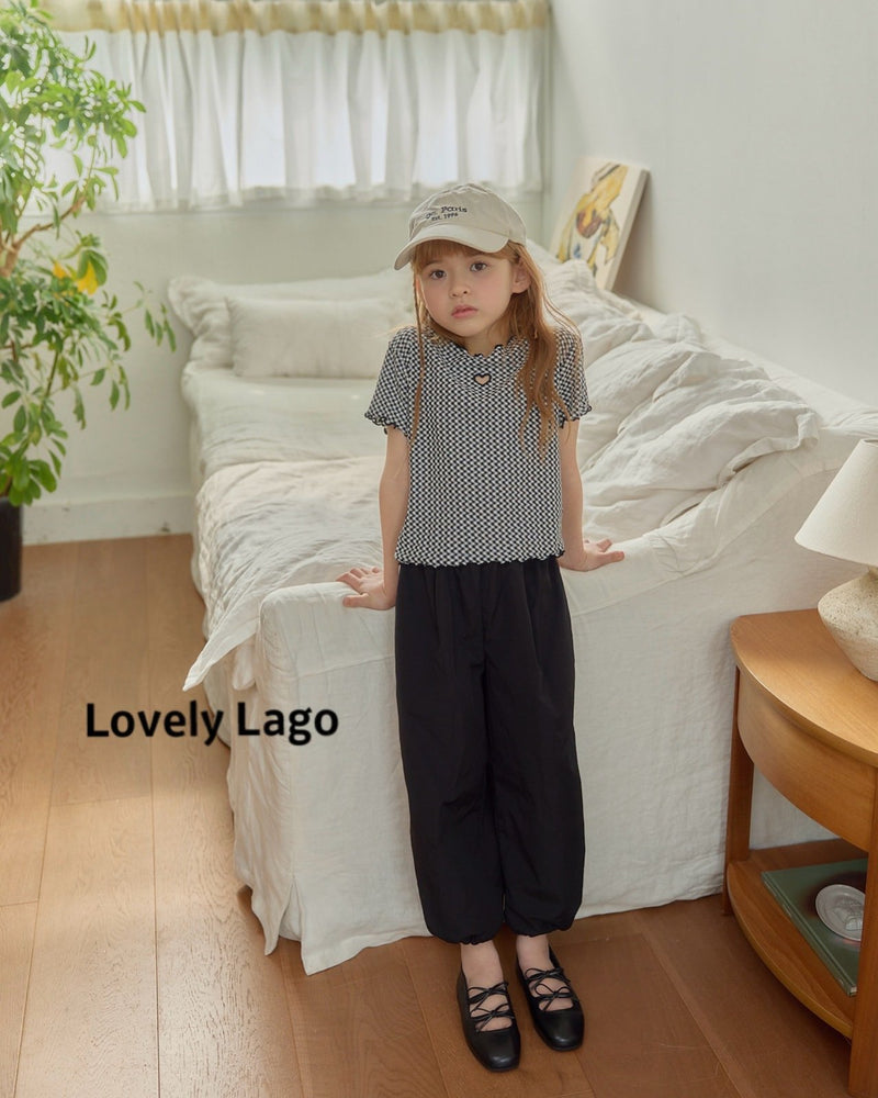 lago / pin tuck string pants【for kids, jr &mom】