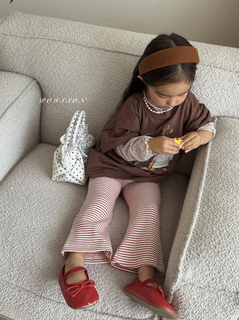poisson / lace half tee【for kids &Jr.】