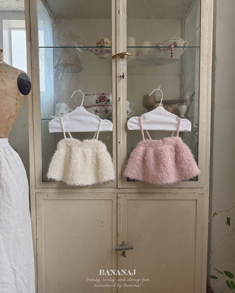 bananaj / cotton candy bustier top【for kids & jr.】