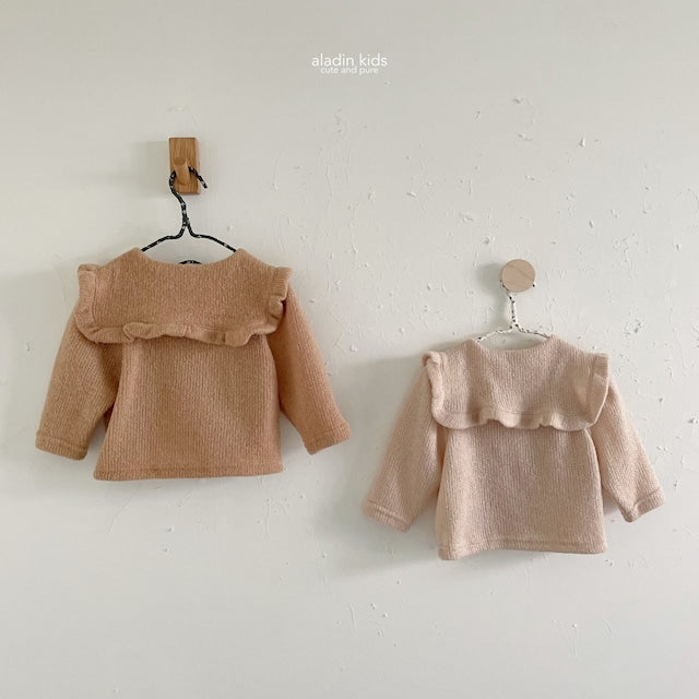 aladin / knit collar cardigan