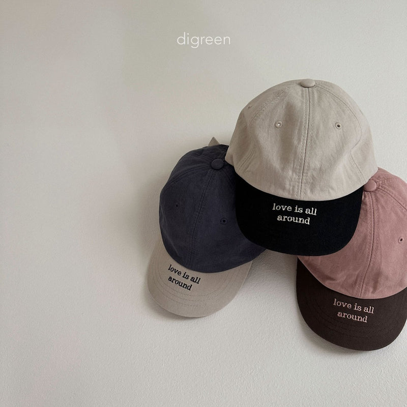 digreen / color block cap