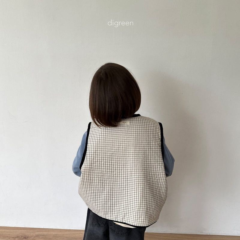 digreen / reversible vest