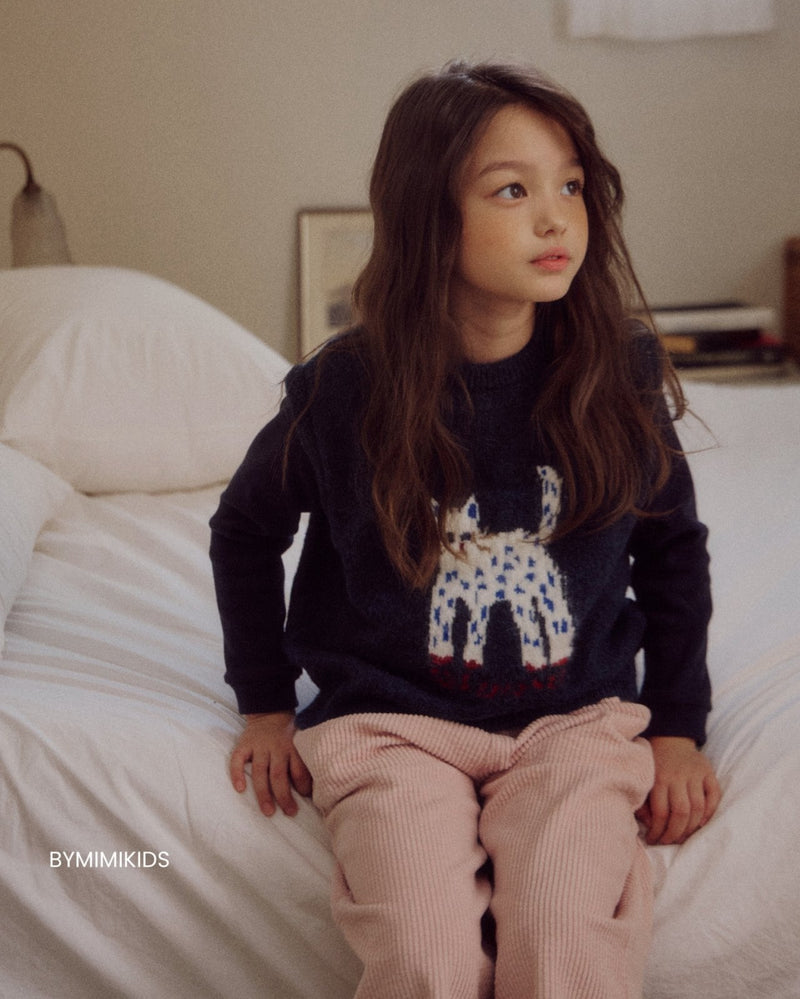 by mimi  / cat knit vest【for kids,Jr. 】