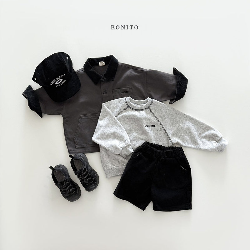bonito / corduroy half pants【for kids&Jr.】