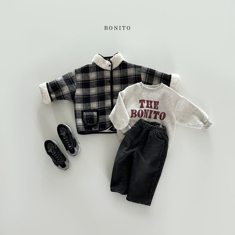 bonito / check rabba dumble jacket 【for kids&Jr.】