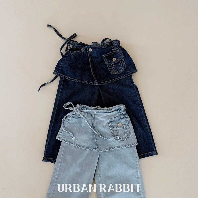 urban rabbit / pocket wrap denim pants【for kids & Jr.】