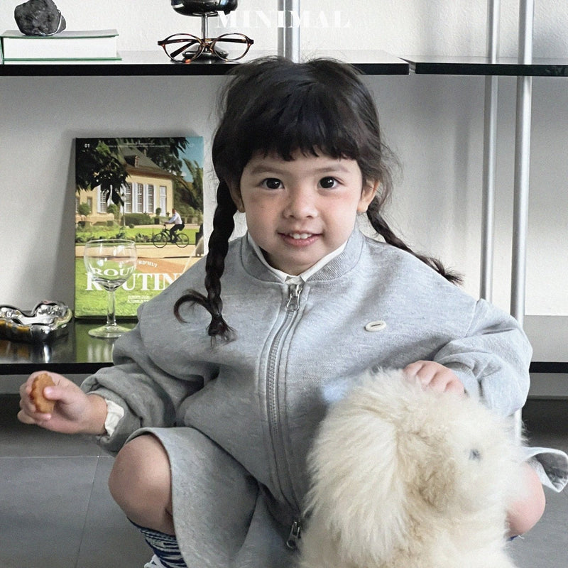 minimal / cozy zipup jumper【for kids &Jr.】