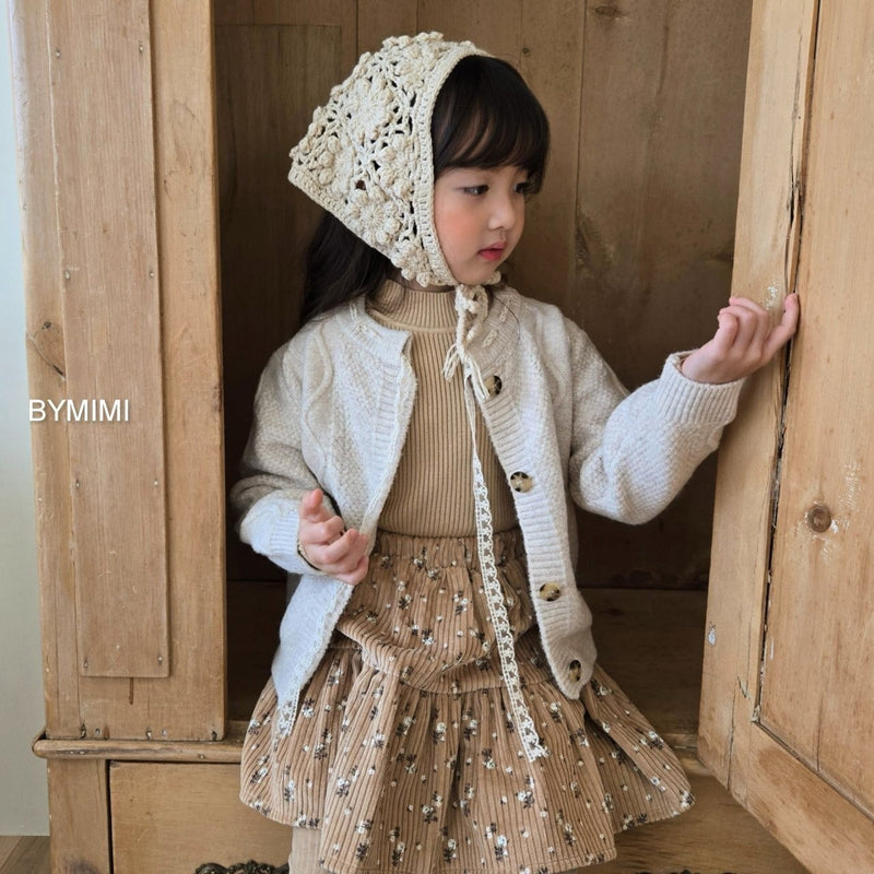 by mimi  / corduroy  skirt【for kids , jr】