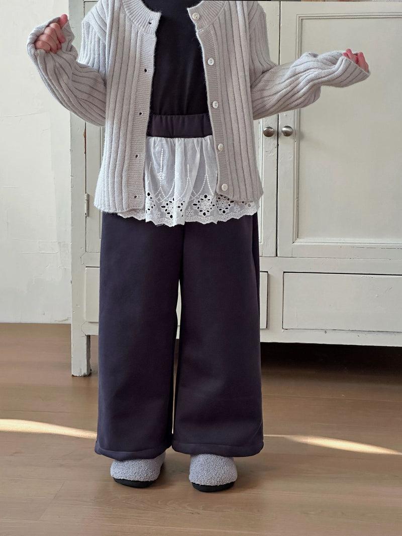 lace wide pants 【for kids&Jr.】