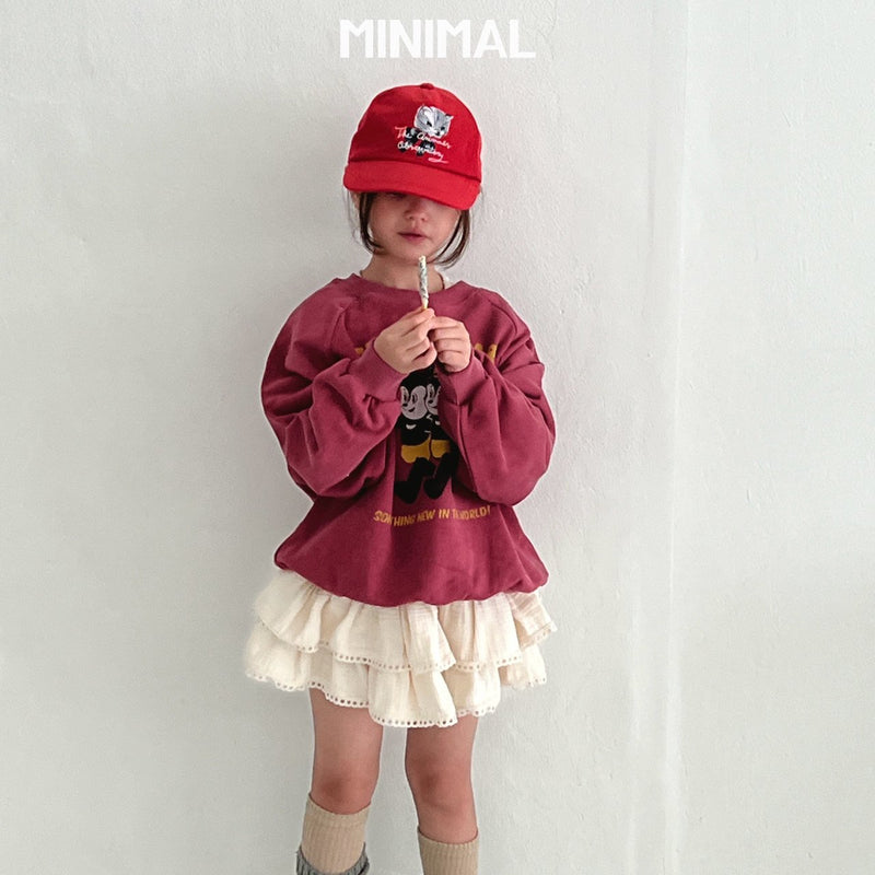 Minimal/ structure cancan skirt【for kids & jr.】