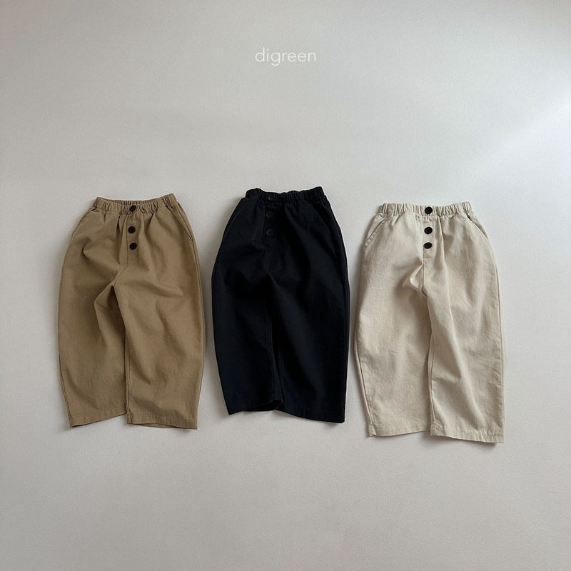 digreen / eyelet pants