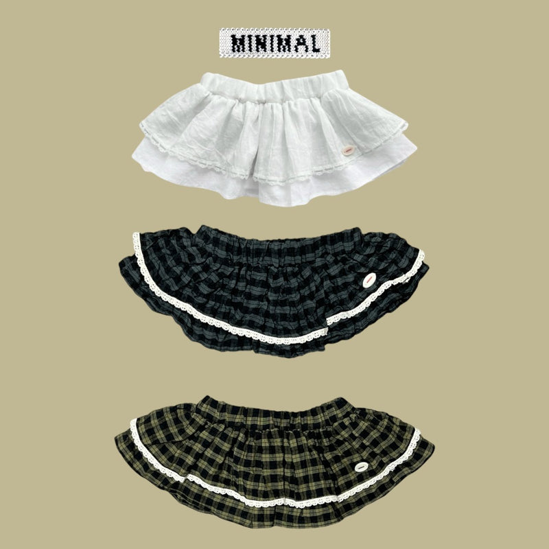 minimal / chappy layered skirt【for kids &Jr.】