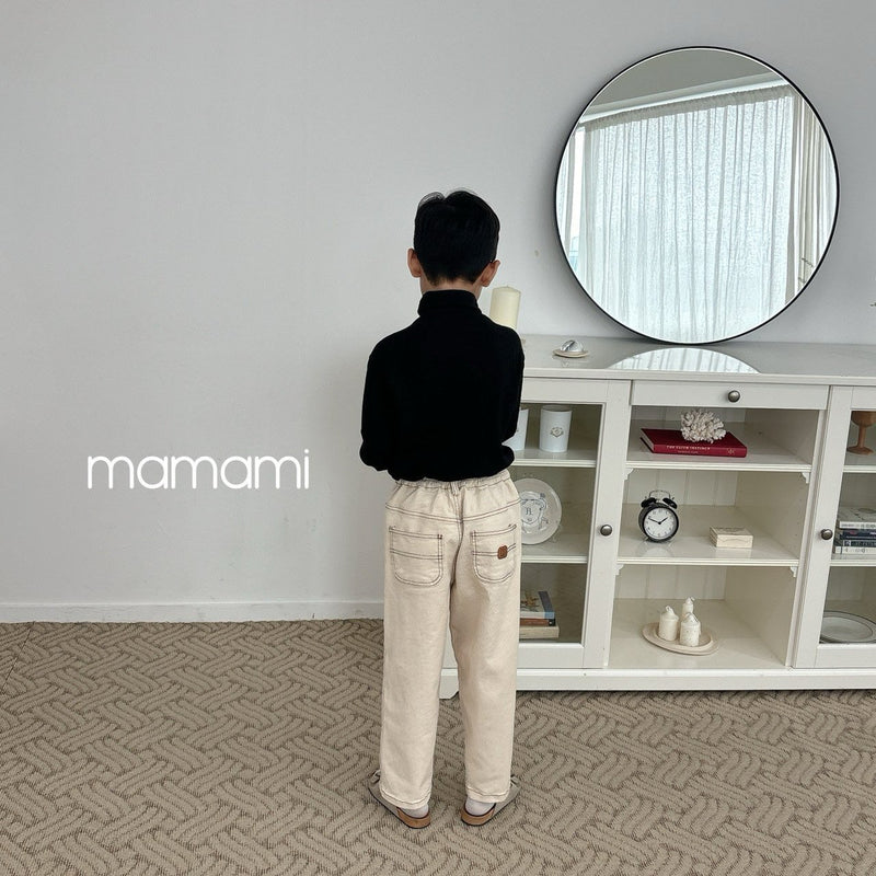 mamami / half pollar T-shirt【for kids & jr.】