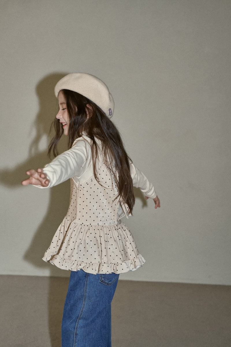 momo ann /  dot one-piece【for kids 】