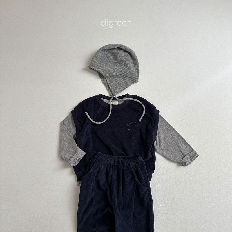 digreen / terry vest