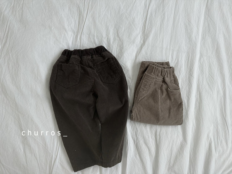 churros / corduroy pants 【for kids , jr】