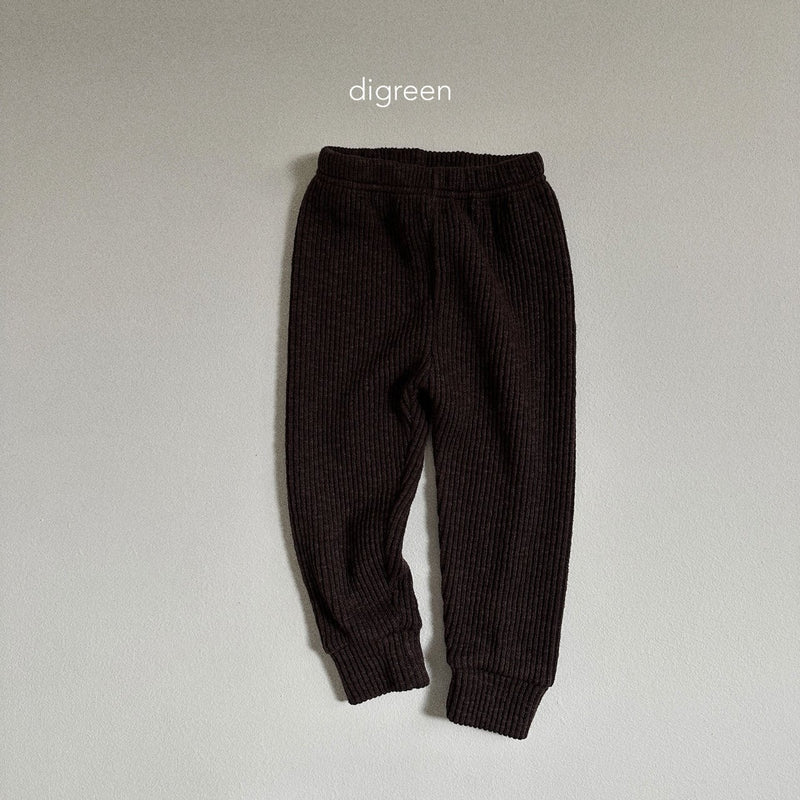 digreen / knit jogger pants