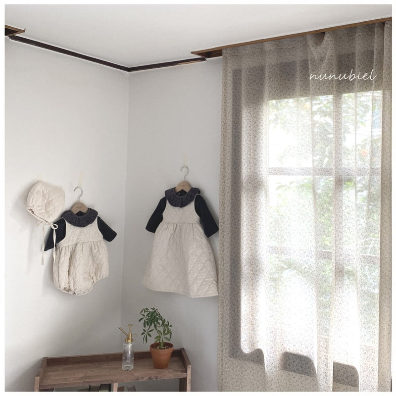 nunubiel / quilting romper & bonnet