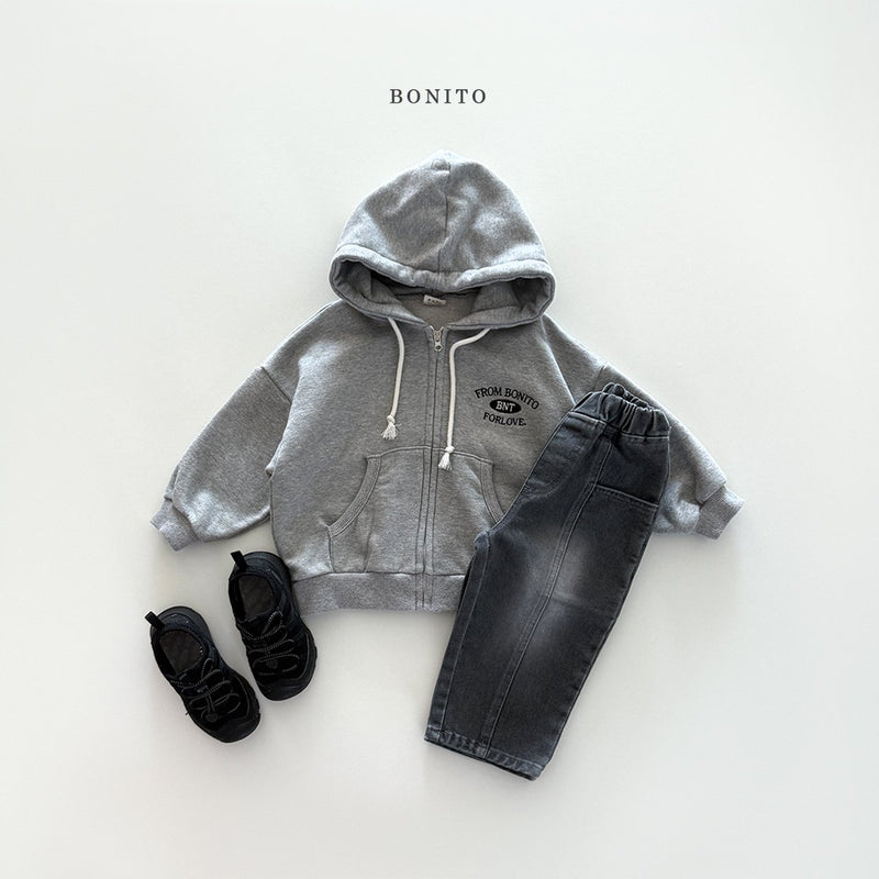 bonito / from bonito hood zip up 【for kids&Jr.】