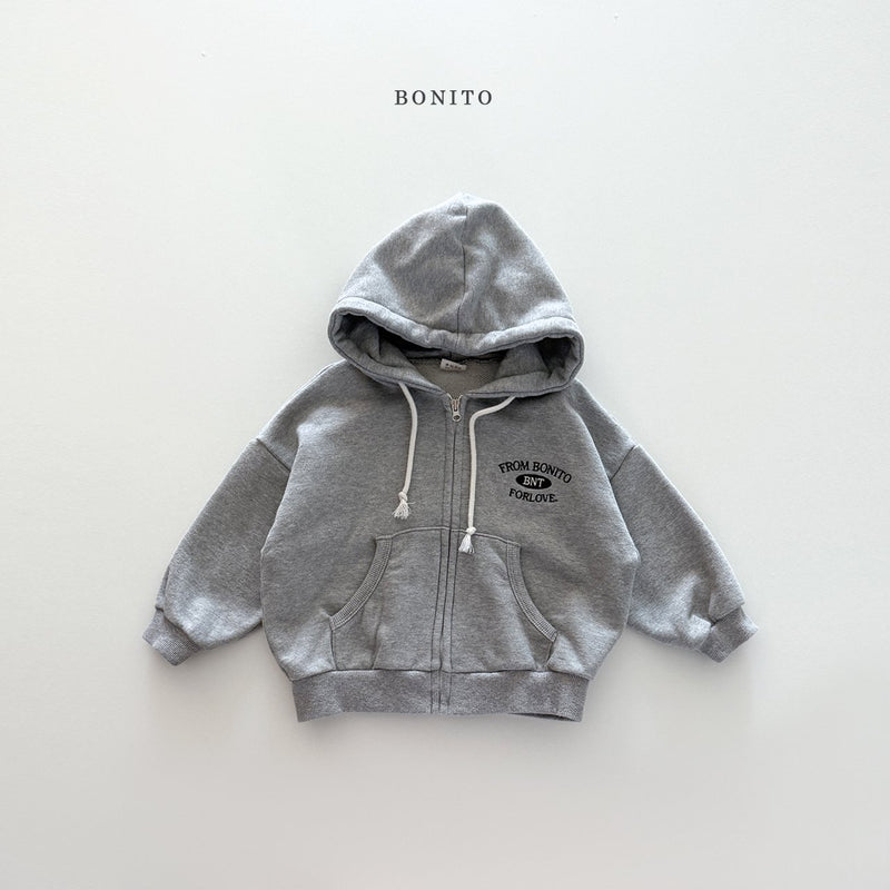 bonito / from bonito hood zip up 【for kids&Jr.】