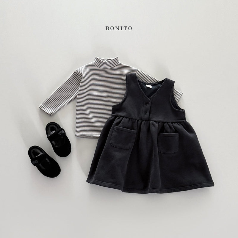 bonito / stripe polar tee 【for kids&Jr.】