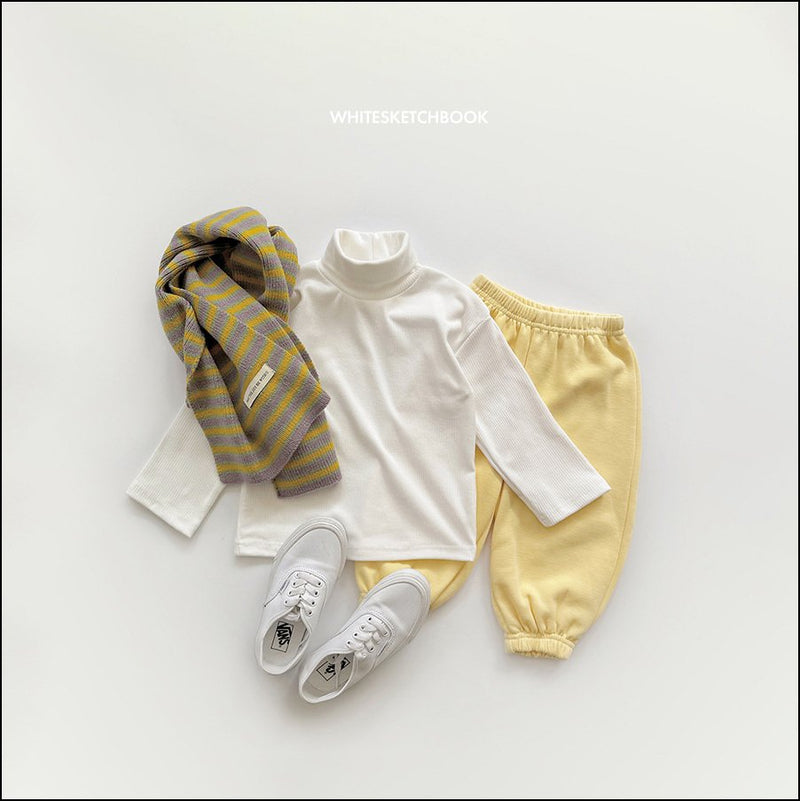 white sketch book / bosong jogger pants【for kids&Jr.】