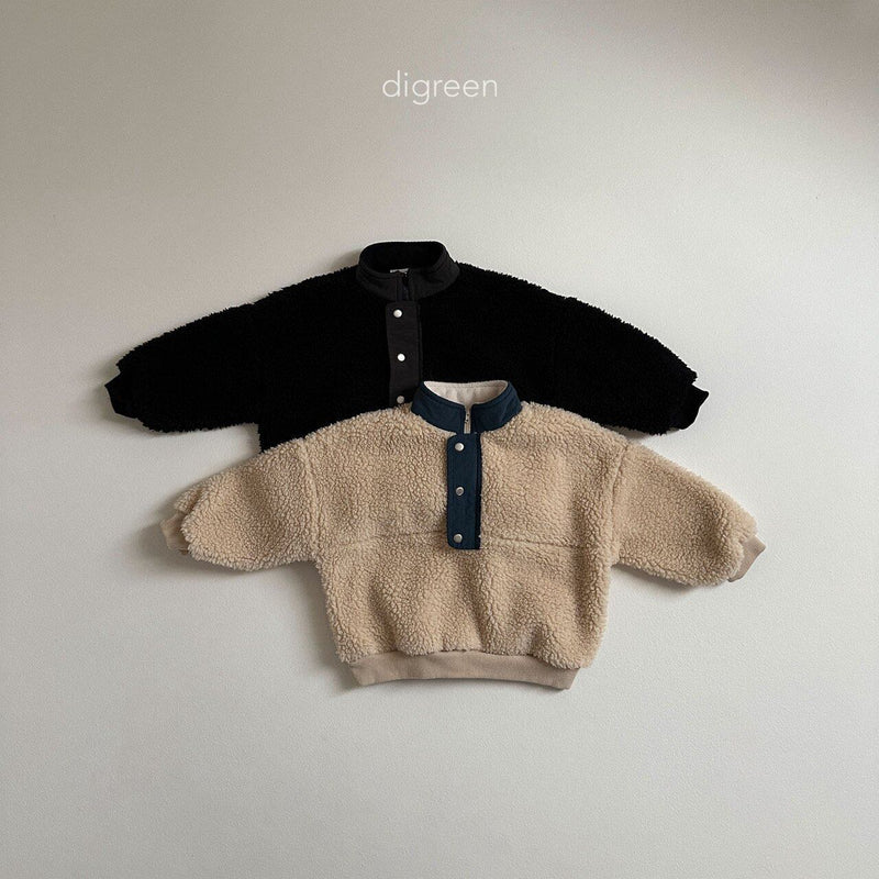 digreen / fleece half zipup mtm