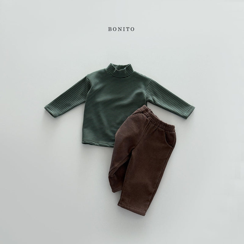 bonito / stripe polar tee 【for kids&Jr.】