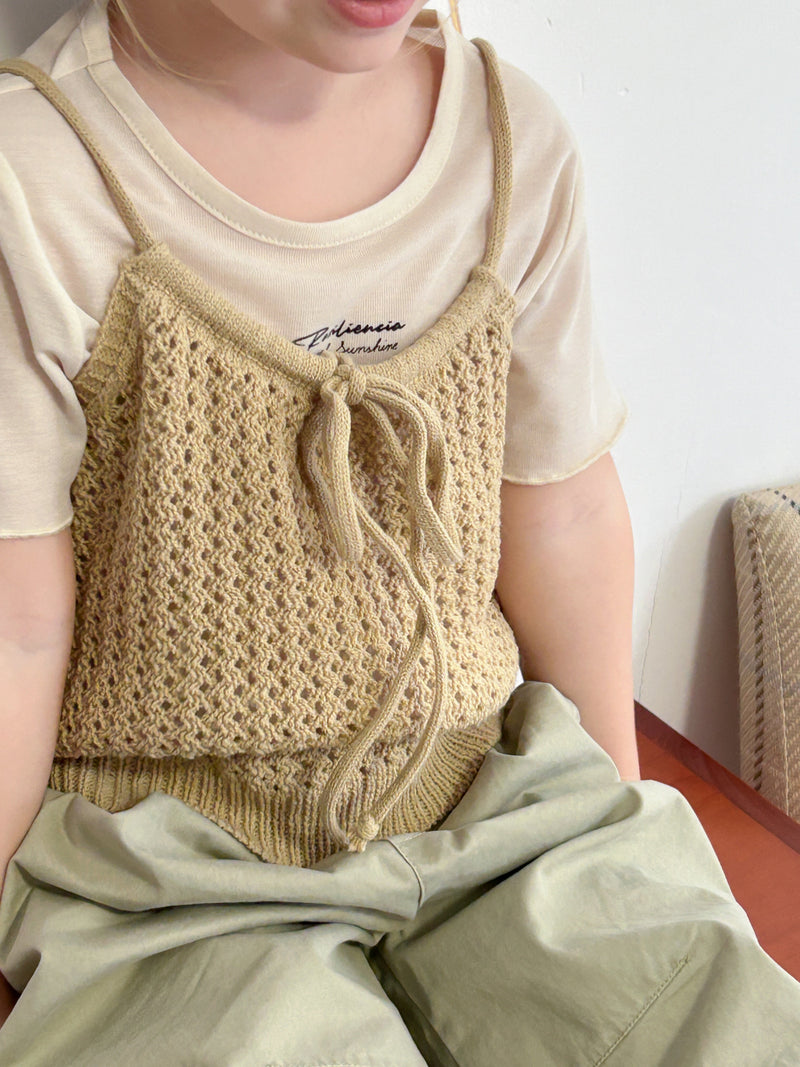 knit bustier【for kids &  Jr.】