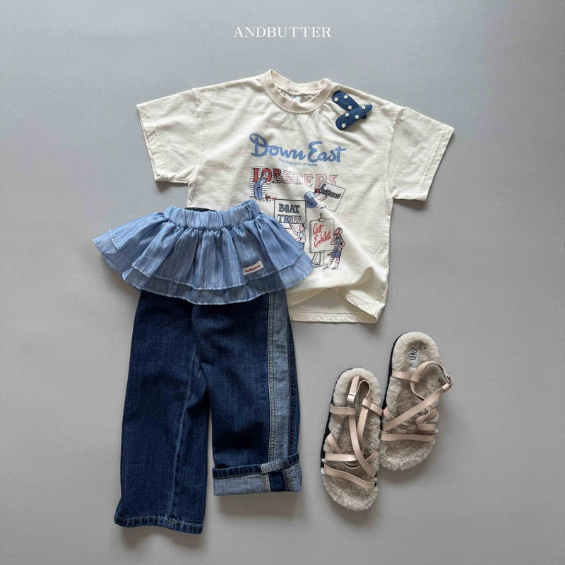 andbutter / cancan st skirt【for kids】