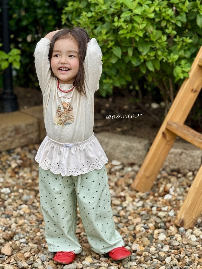 poisson / swade layered skirt【for kids &Jr.】