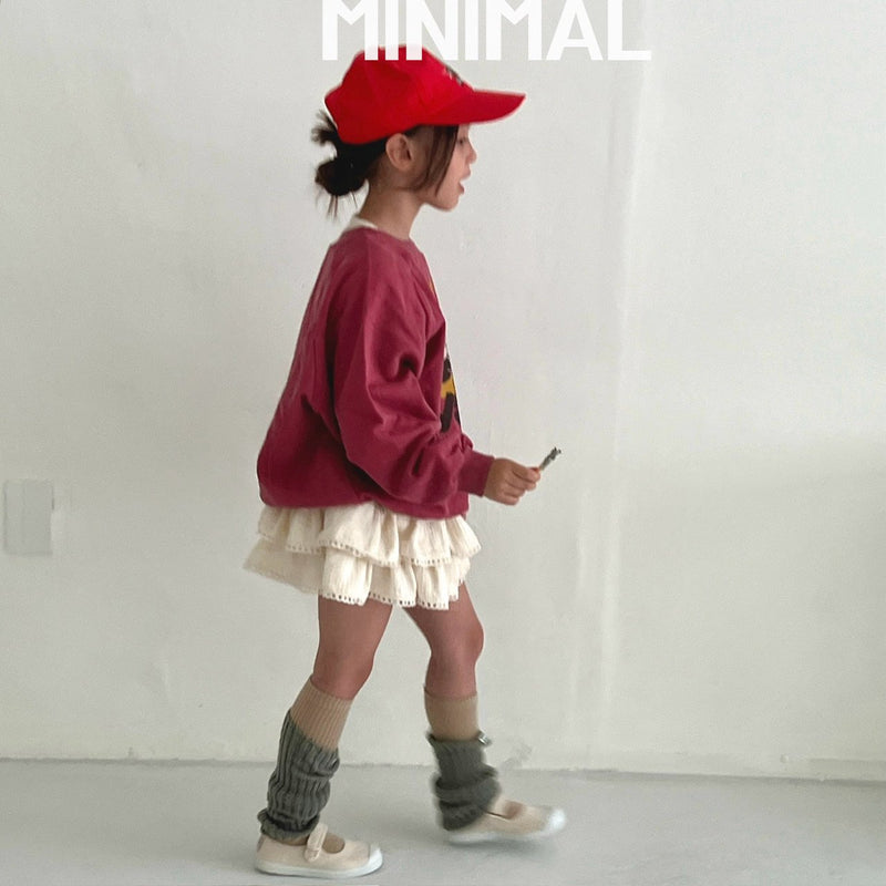 Minimal/ structure cancan skirt【for kids & jr.】