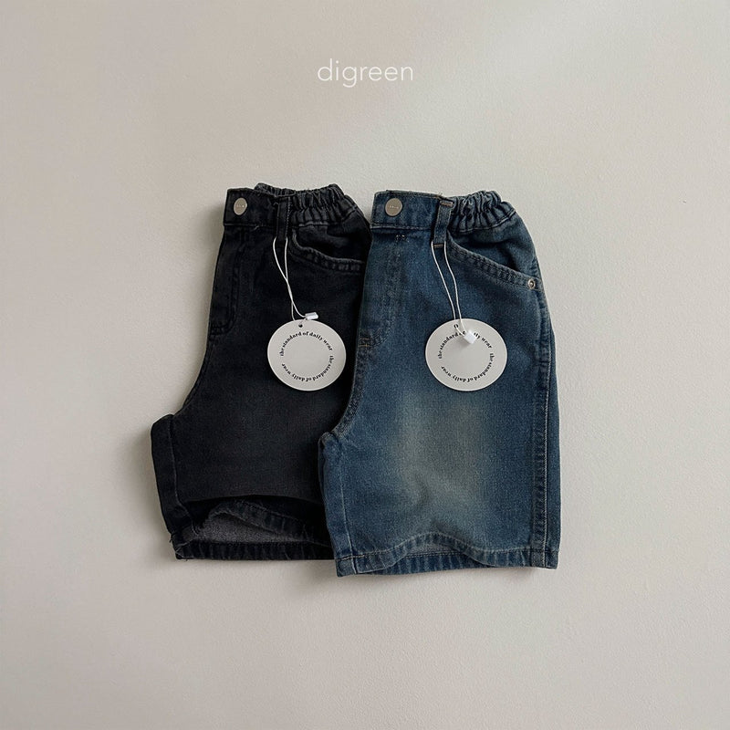 digreen / bermuda denim pants