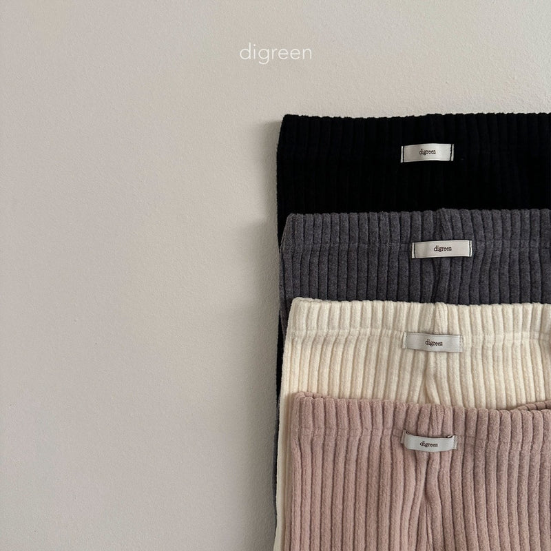 digreen / rib leggings