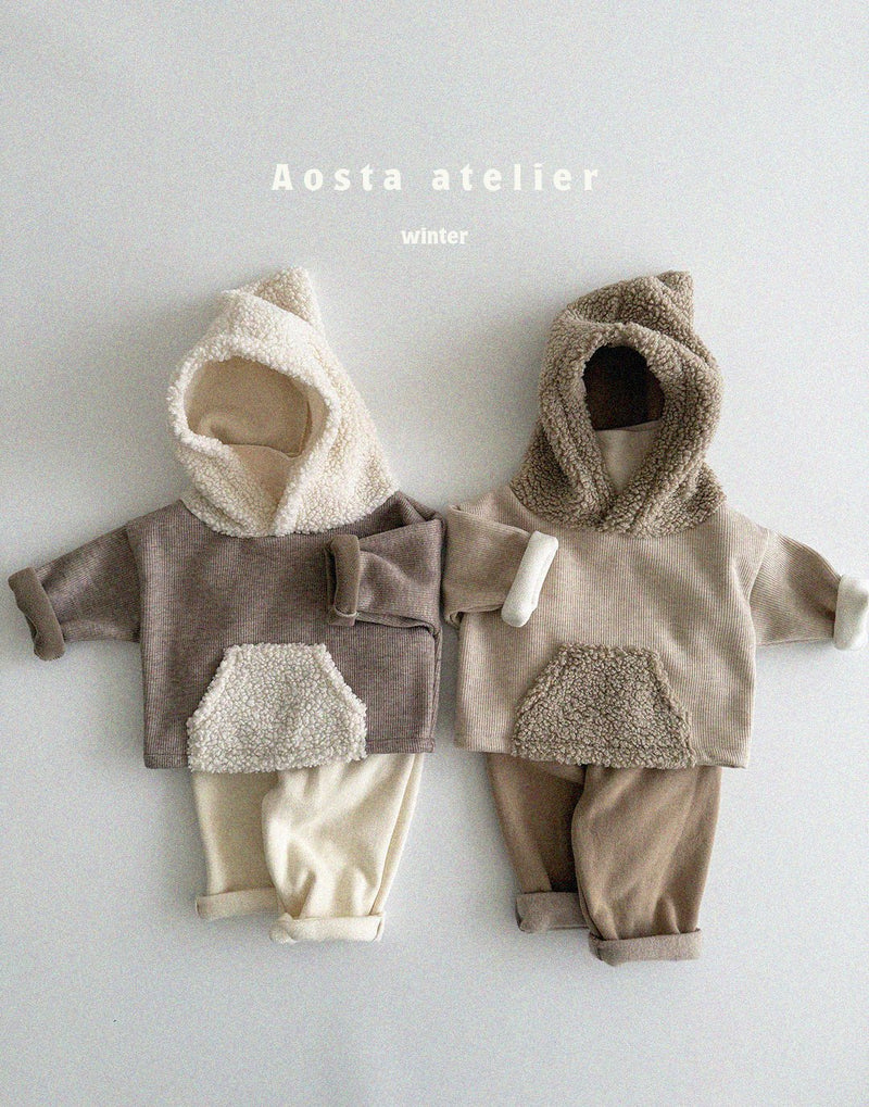 aosta / choco hoody