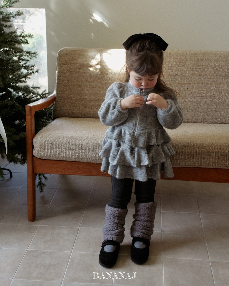 bananaj / moelly zipup cardigan【for kids & jr.】