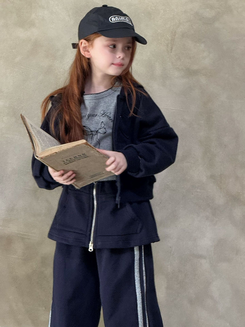 otaly /  hoodie tops & flare pants set【for kids , jr】(no.5736)