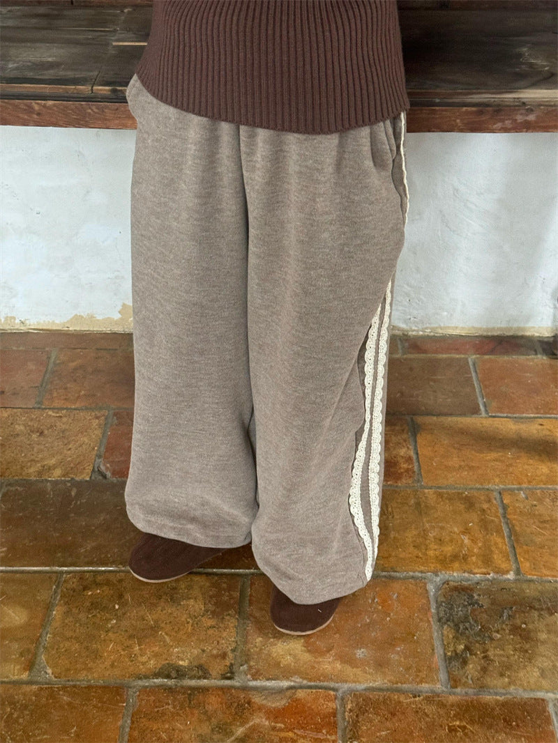 cheng le  / lace track pants【for kids , jr 】